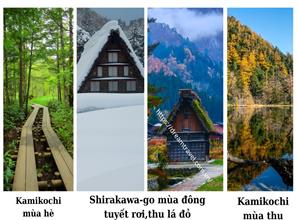 Tour Nhật  BảnThiết Kế:Tokyo- Núi Phú Sĩ-Kamikochi-Làng cổ Shirakawago-Kyoto-Osaka